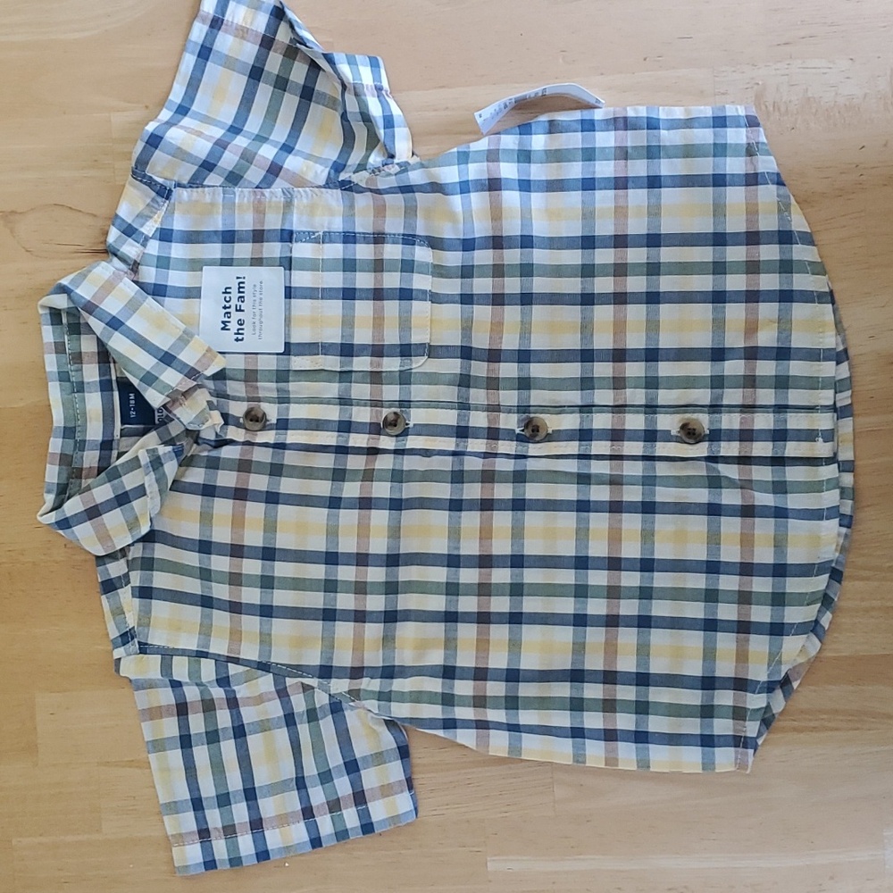 Old Navy Button polo short sleeve 12-18M